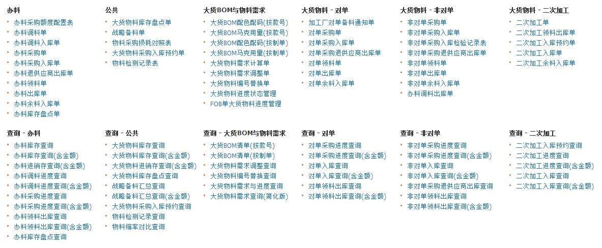 丰捷SCM物料管理,服装供应链管理系统,丰捷软件,广州丰捷企业管理服务有限公司